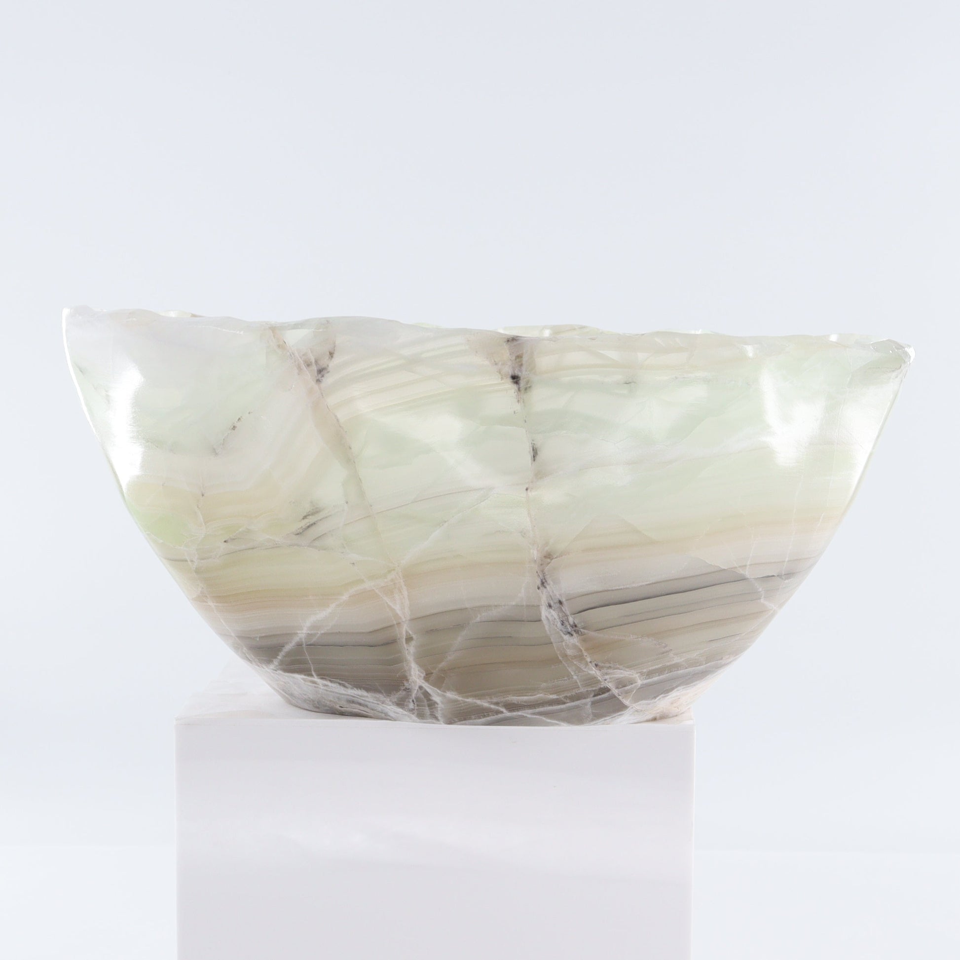 Mexican Onyx/Calcite Bowl - Expert Wholesale and Supplier of Wholesale Crystals & Bulk Gemstones, ["Bowls","Calcite","Mexico","onyx"]