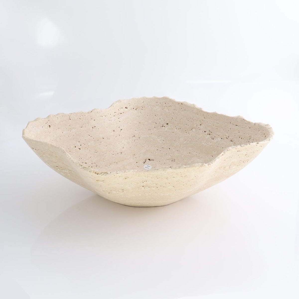 Mexican Travertine Bowl 14"