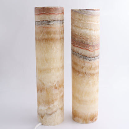 Onyx Lamps Set of 2 - Expert Wholesale and Supplier of Wholesale Crystals & Bulk Gemstones, ["Lamps","Mexico","onyx"]
