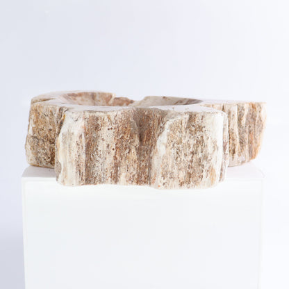 Petrified Wood Bowls Set of 2 - Expert Wholesale and Supplier of Wholesale Crystals & Bulk Gemstones, ["Bowls","Indonesia","Petrified Wood"]