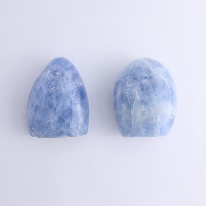 Blue Calcite Set of 4 - Expert Wholesale and Supplier of Wholesale Crystals & Bulk Gemstones, ["Blue Calcite","Calcite","Freeform","Madagascar"]