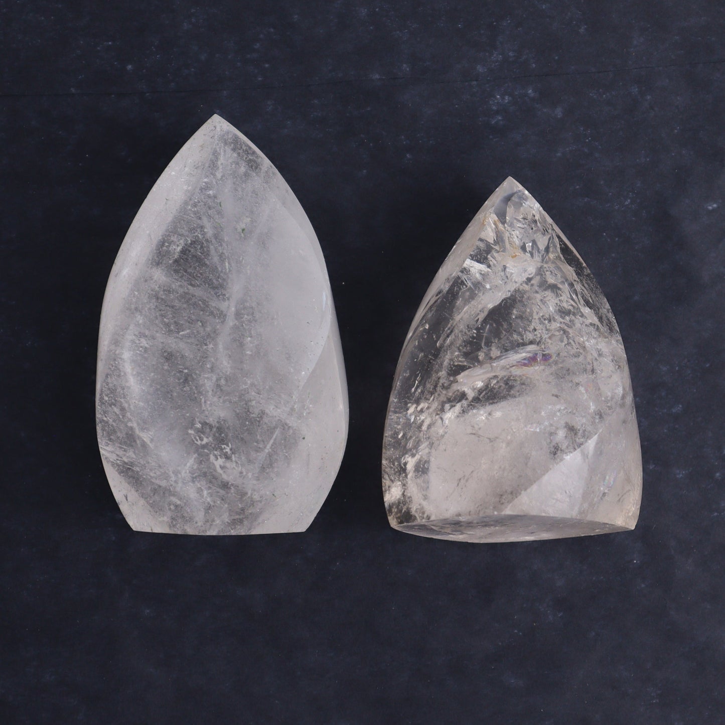 Imperfect Clear Quartz Flames Set of 6 - Expert Wholesale and Supplier of Wholesale Crystals & Bulk Gemstones, ["Brazil","Clear Quartz","flames","Quartz"]