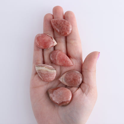 Rhodochrosite Cabs Set of 6 - Expert Wholesale and Supplier of Wholesale Crystals & Bulk Gemstones, ["Argentina","Cabs","Rhodochrosite"]