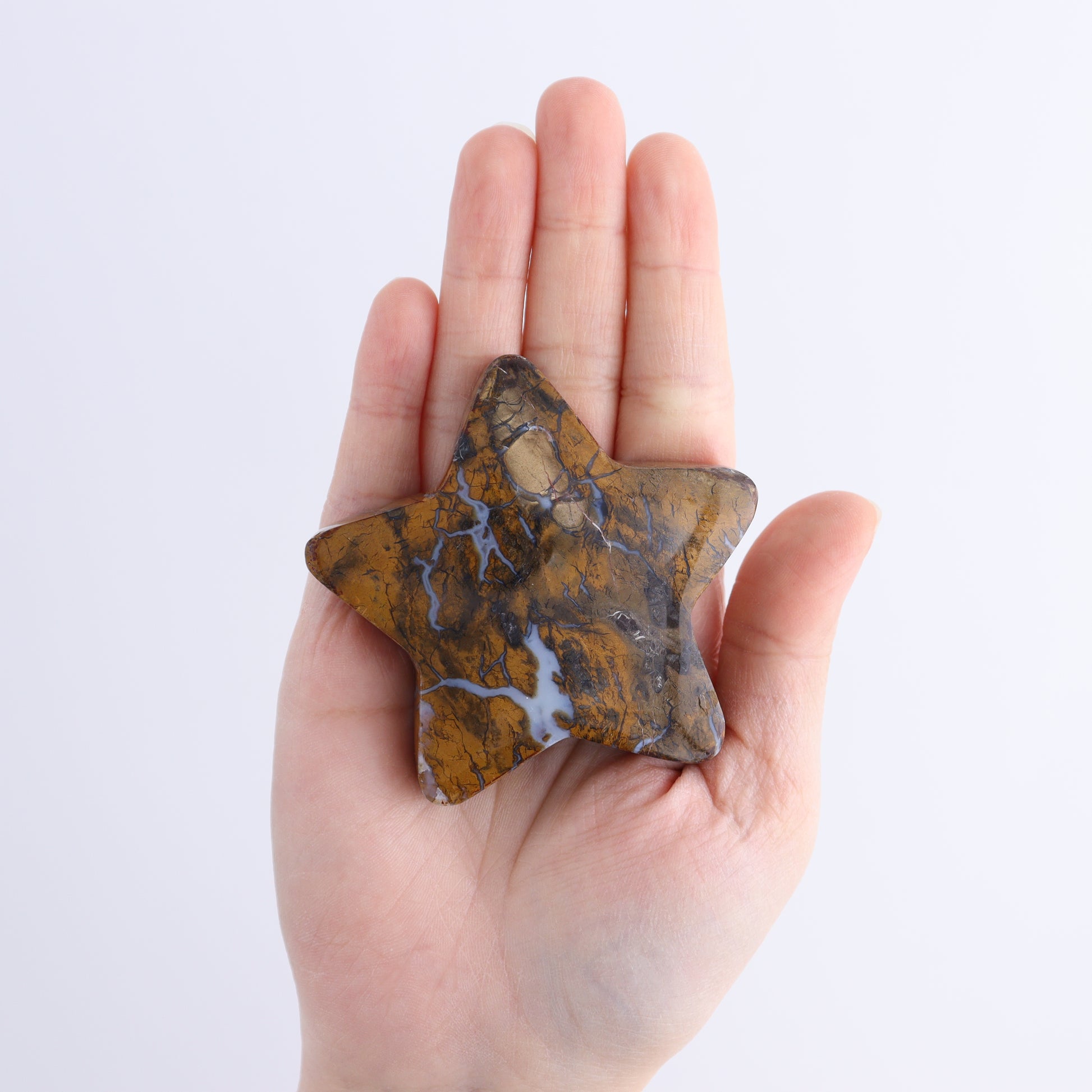 Brecciated Jasper Moons and Stars Set of 12 - Expert Wholesale and Supplier of Wholesale Crystals & Bulk Gemstones, ["Brecciated Jasper","Indonesia","moons","stars"]