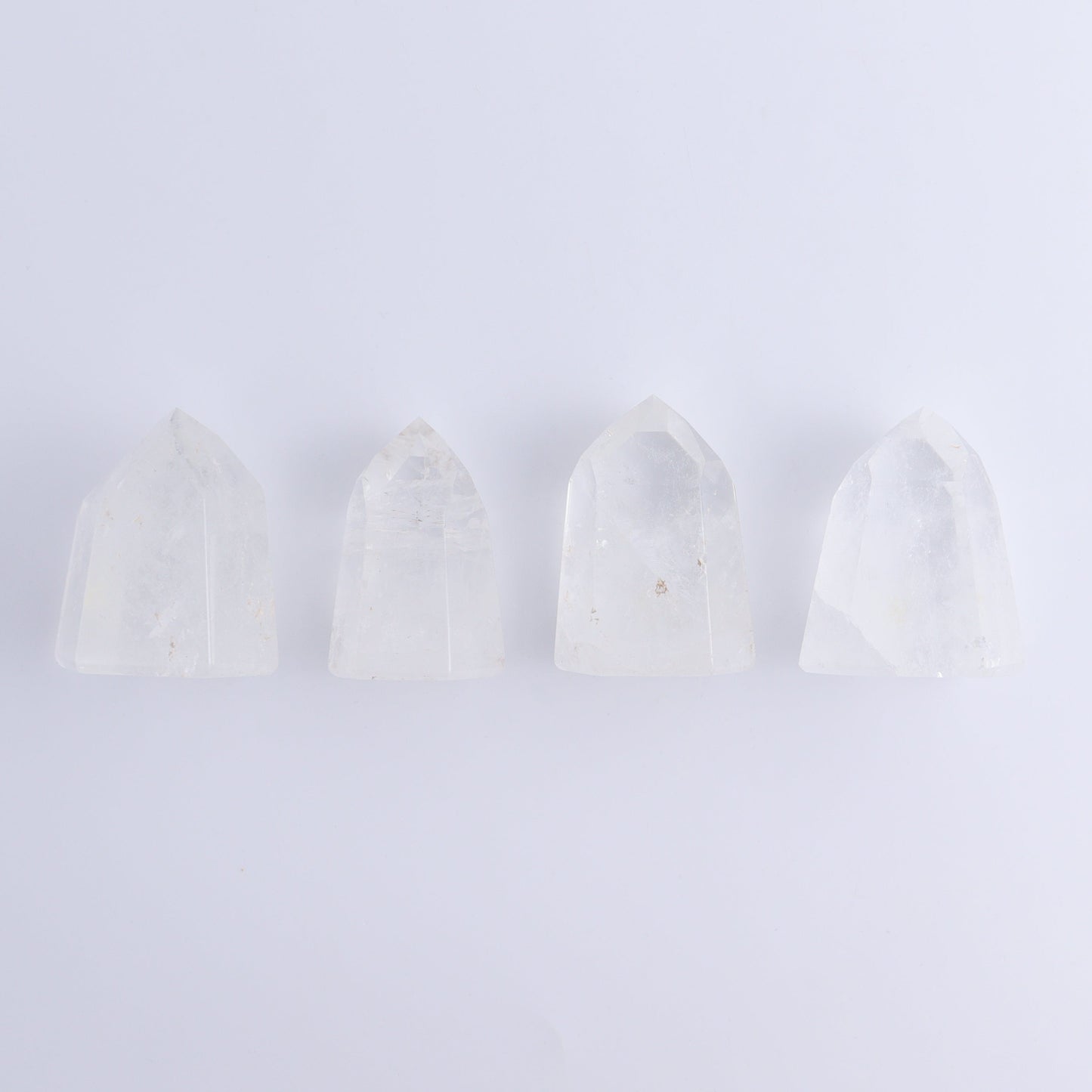 Quartz Towers Set of 4 - Expert Wholesale and Supplier of Wholesale Crystals & Bulk Gemstones, ["Brazil","Clear Quartz","Points","Quartz","Towers"]