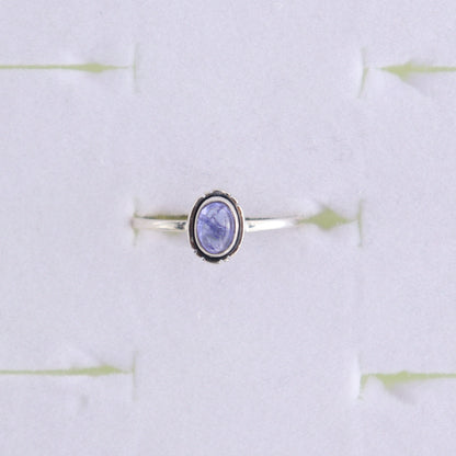 Tanzinite Rings Set of 5 (Ring Holders Not Included) - Expert Wholesale and Supplier of Wholesale Crystals & Bulk Gemstones, ["Ring","rings","sterling silver","Tanzinite"]