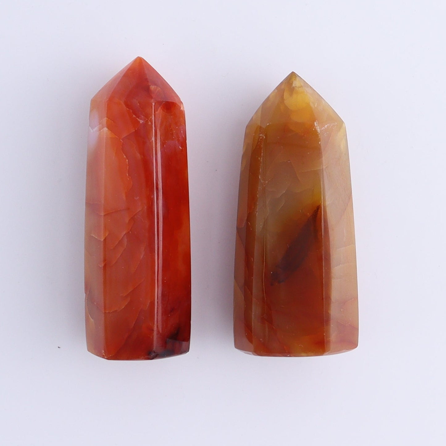 Carnelian Towers Set of 12 - Expert Wholesale and Supplier of Wholesale Crystals & Bulk Gemstones, ["carnelian","Madagascar","Towers"]