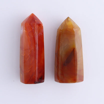 Carnelian Towers Set of 12 - Expert Wholesale and Supplier of Wholesale Crystals & Bulk Gemstones, ["carnelian","Madagascar","Towers"]