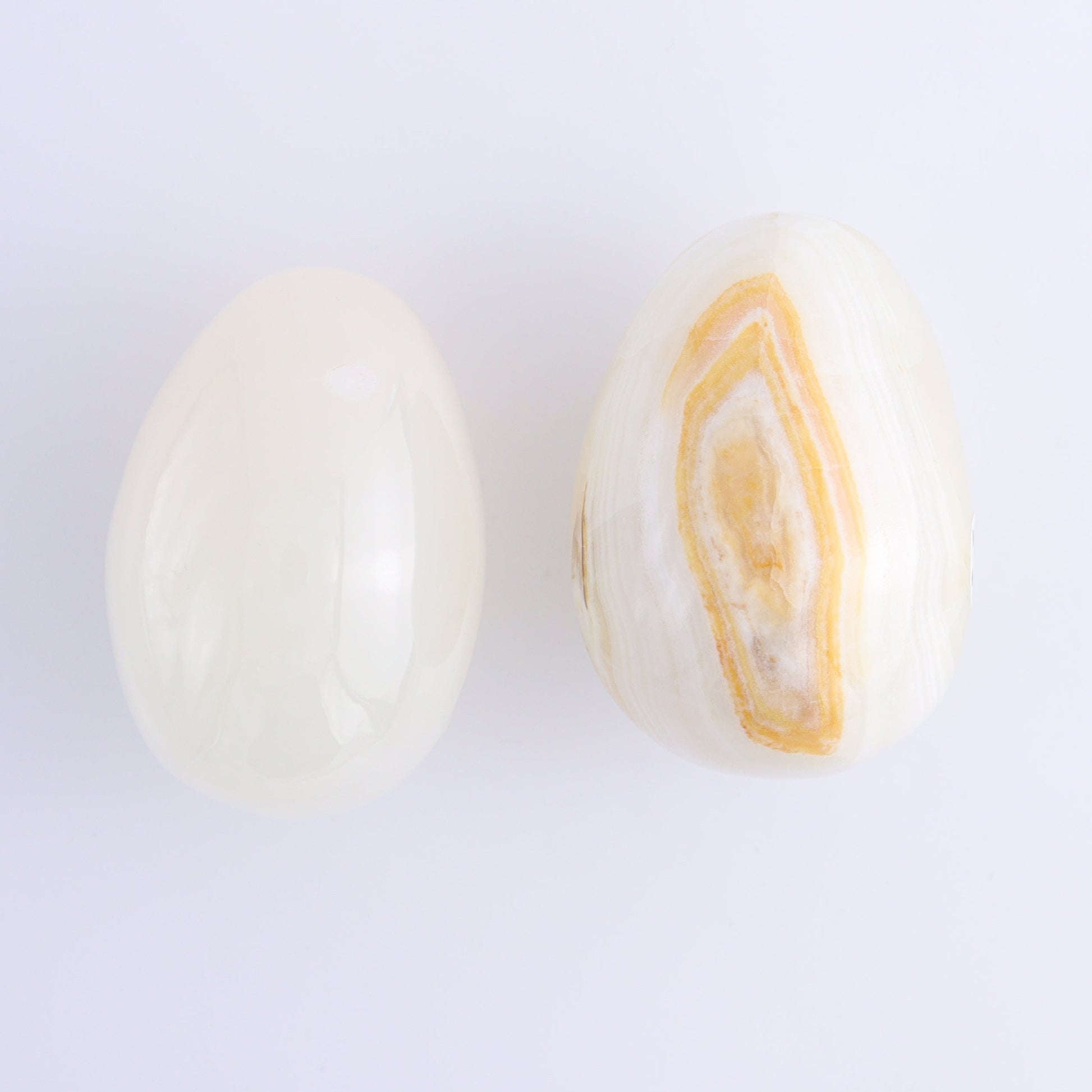 White Onyx Eggs Set of 6 - Expert Wholesale and Supplier of Wholesale Crystals & Bulk Gemstones, ["Calcite","Eggs","Mexico"]
