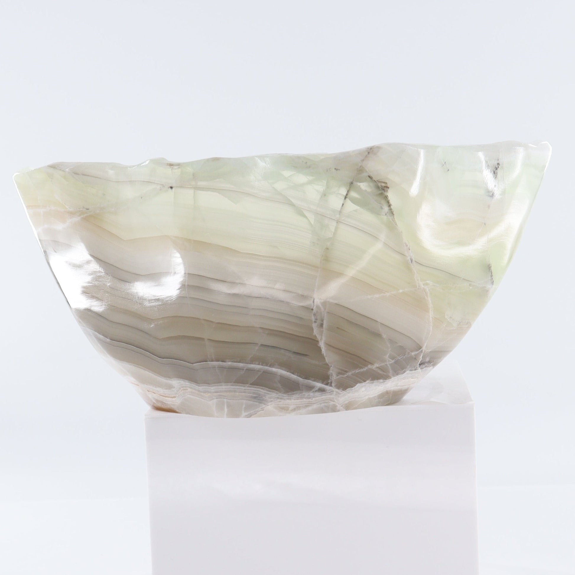 Mexican Onyx/Calcite Bowl - Expert Wholesale and Supplier of Wholesale Crystals & Bulk Gemstones, ["Bowls","Calcite","Mexico","onyx"]
