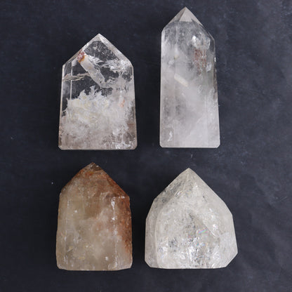 Clear Quartz Points Set of 4 - Expert Wholesale and Supplier of Wholesale Crystals & Bulk Gemstones, ["Clear Quartz","Points","Quartz","Towers"]