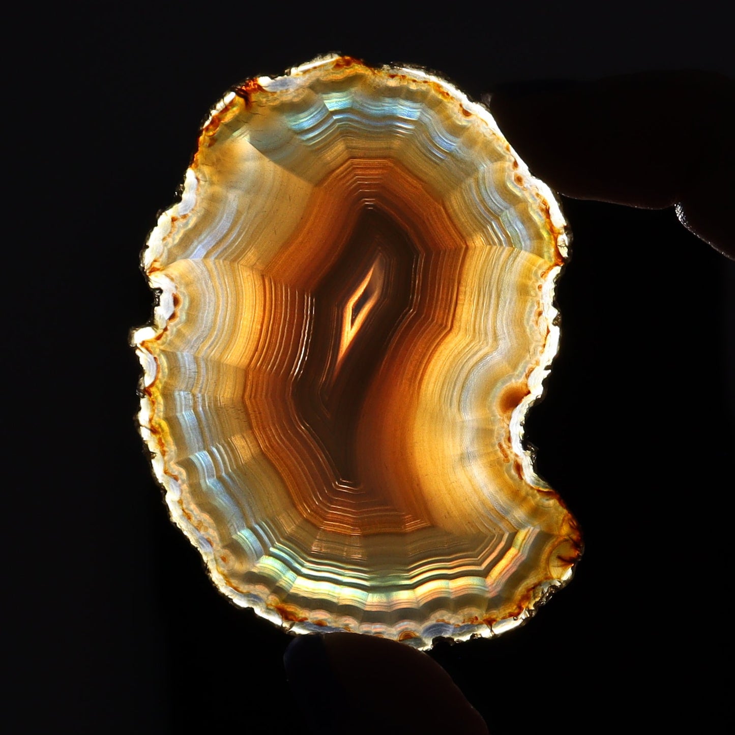 Iris Agate Slices Set of 8 - Expert Wholesale and Supplier of Wholesale Crystals & Bulk Gemstones, ["Agate","Iris Agate","Slices and Slabs"]