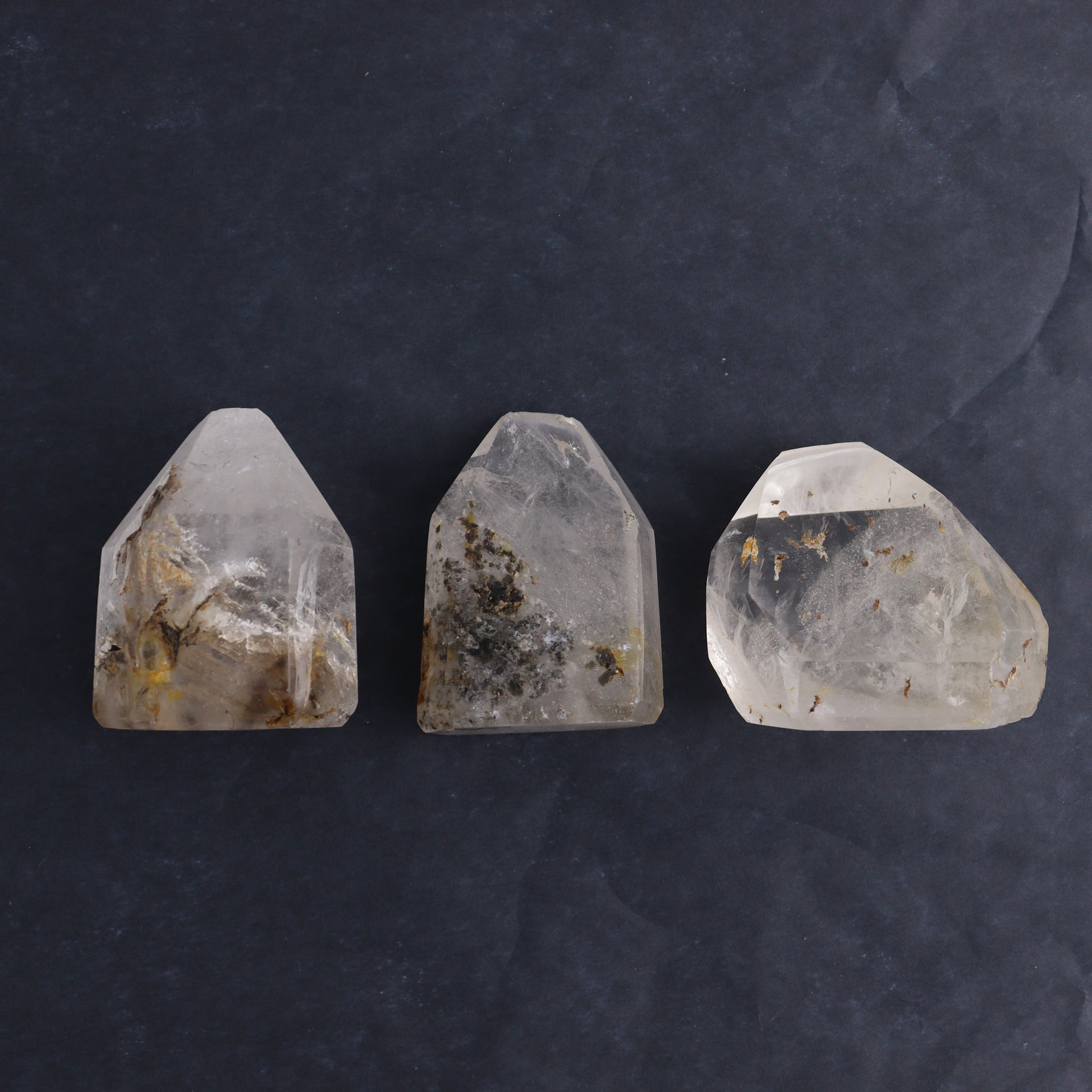 Clear Quartz Towers Set of 3 - Expert Wholesale and Supplier of Wholesale Crystals & Bulk Gemstones, ["Clear Quartz","Quartz","Towers"]