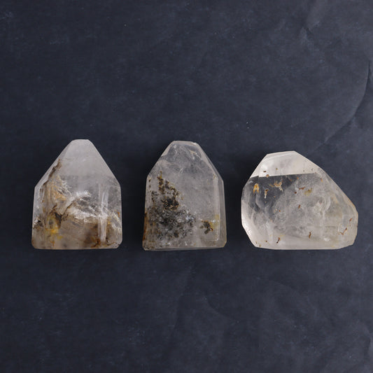 Clear Quartz Towers Set of 3 - Expert Wholesale and Supplier of Wholesale Crystals & Bulk Gemstones, ["Clear Quartz","Quartz","Towers"]