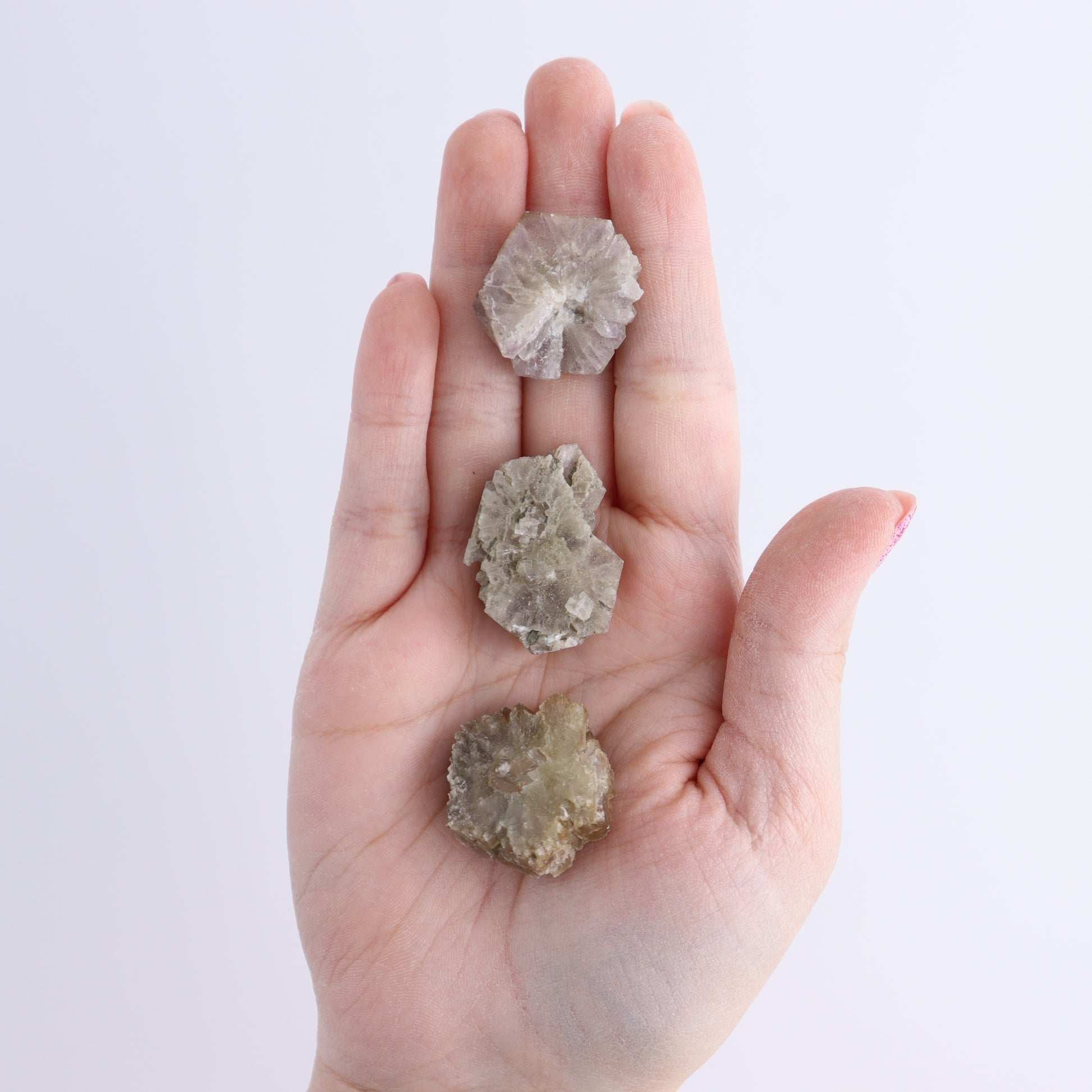 Purple Aragonite Set of 54 - Expert Wholesale and Supplier of Wholesale Crystals & Bulk Gemstones, ["aragonite","Purple Aragonite","Spain"]