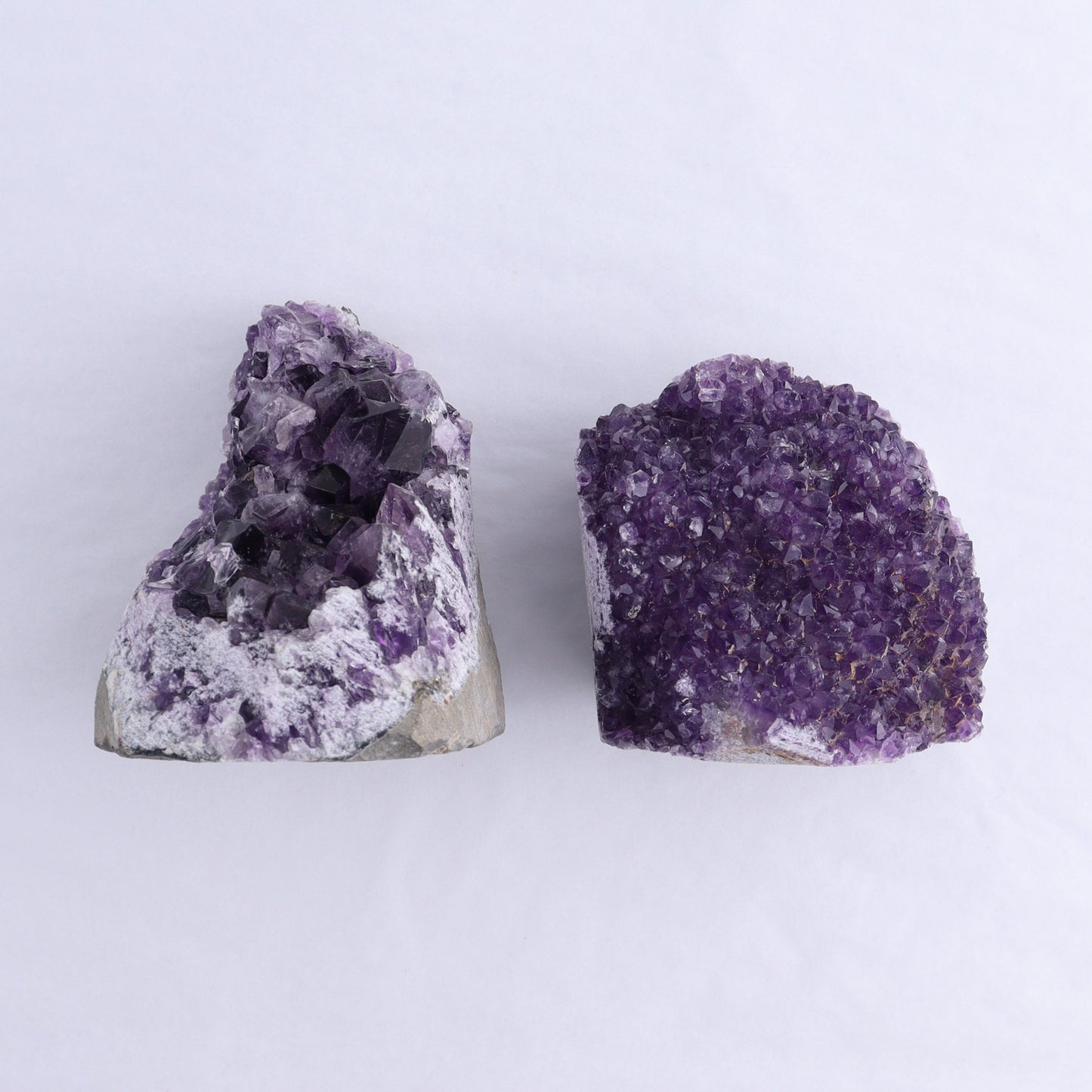 Uruguay Amethyst Cut Base Set of 8 - Expert Wholesale and Supplier of Wholesale Crystals & Bulk Gemstones, ["Amethyst","Cut Base","Uruguay"]