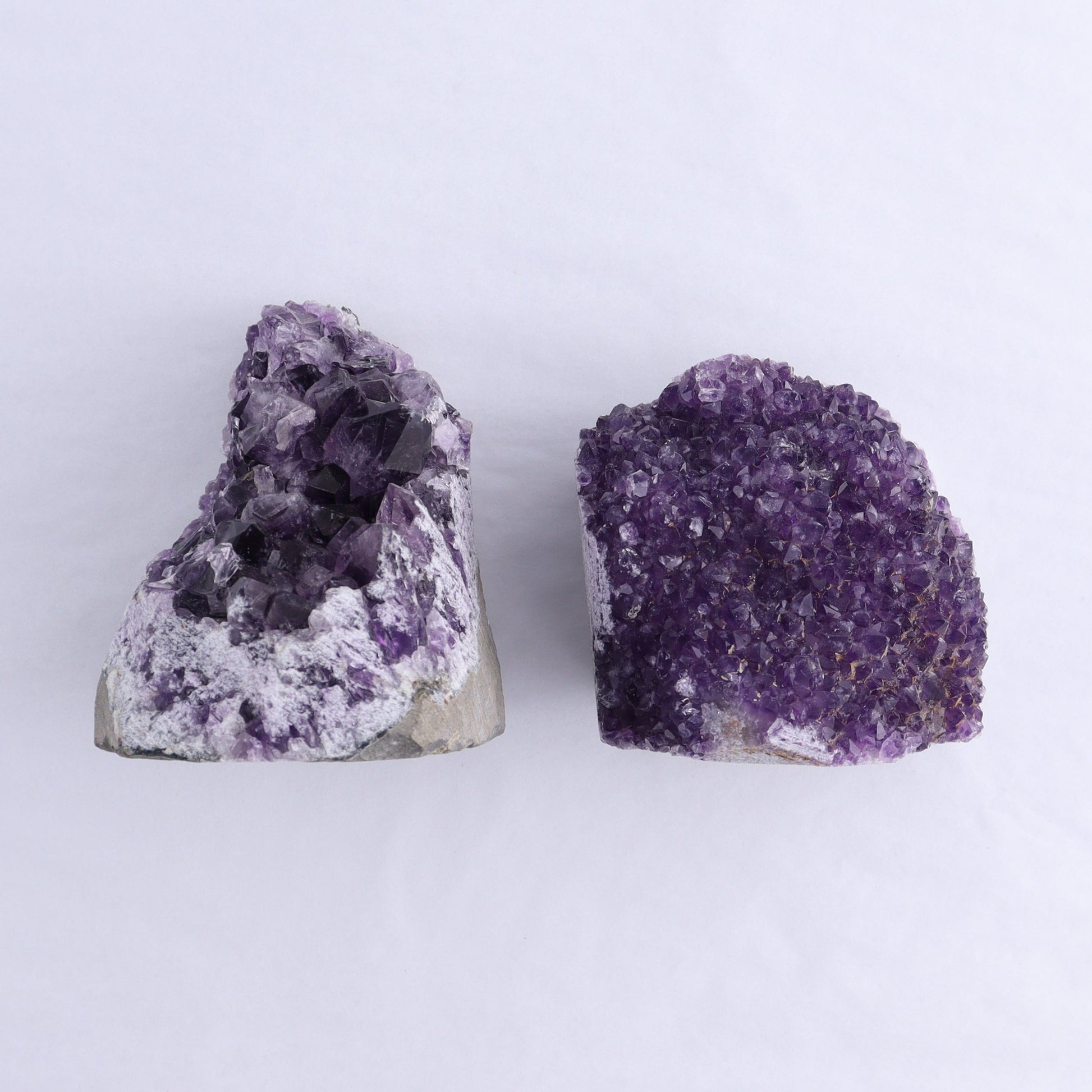 Uruguay Amethyst Cut Base Set of 8 - Expert Wholesale and Supplier of Wholesale Crystals & Bulk Gemstones, ["Amethyst","Cut Base","Uruguay"]
