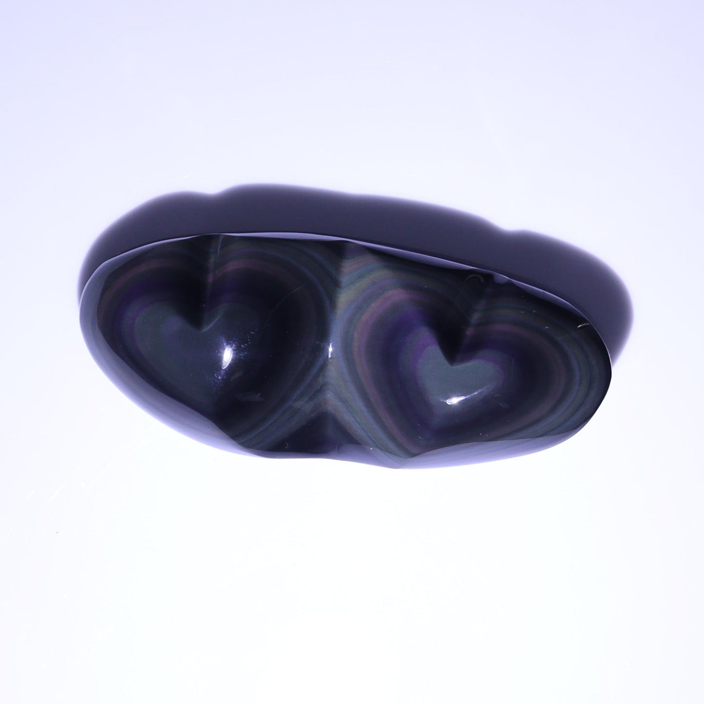 Rainbow Obsidian Heart Set of 3 - Expert Wholesale and Supplier of Wholesale Crystals & Bulk Gemstones, ["Hearts","Mexico","Obsidian","Rainbow Obsidian"]