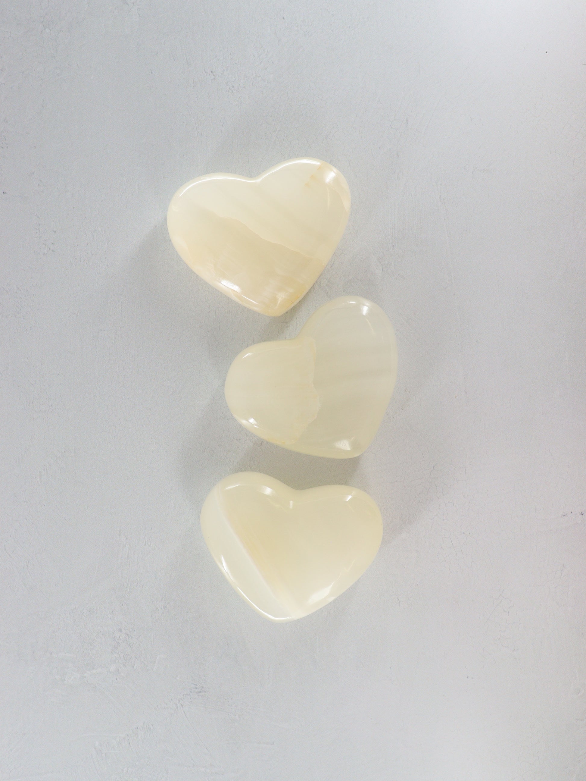 Onyx Hearts Set of 3 - Expert Wholesale and Supplier of Wholesale Crystals & Bulk Gemstones, []