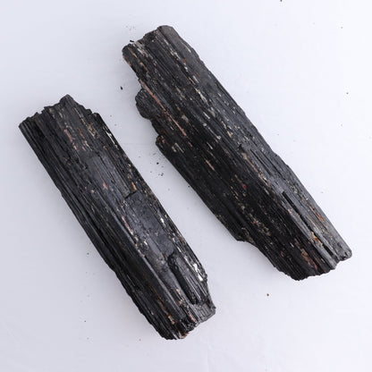 Black Tourmaline Log Set of 2