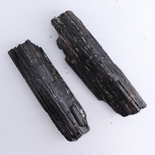 Black Tourmaline Log Set of 2