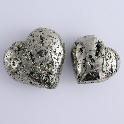Pyrite Hearts Set of 9 - Expert Wholesale and Supplier of Wholesale Crystals & Bulk Gemstones, ["Hearts","Peru","Pyrite"]