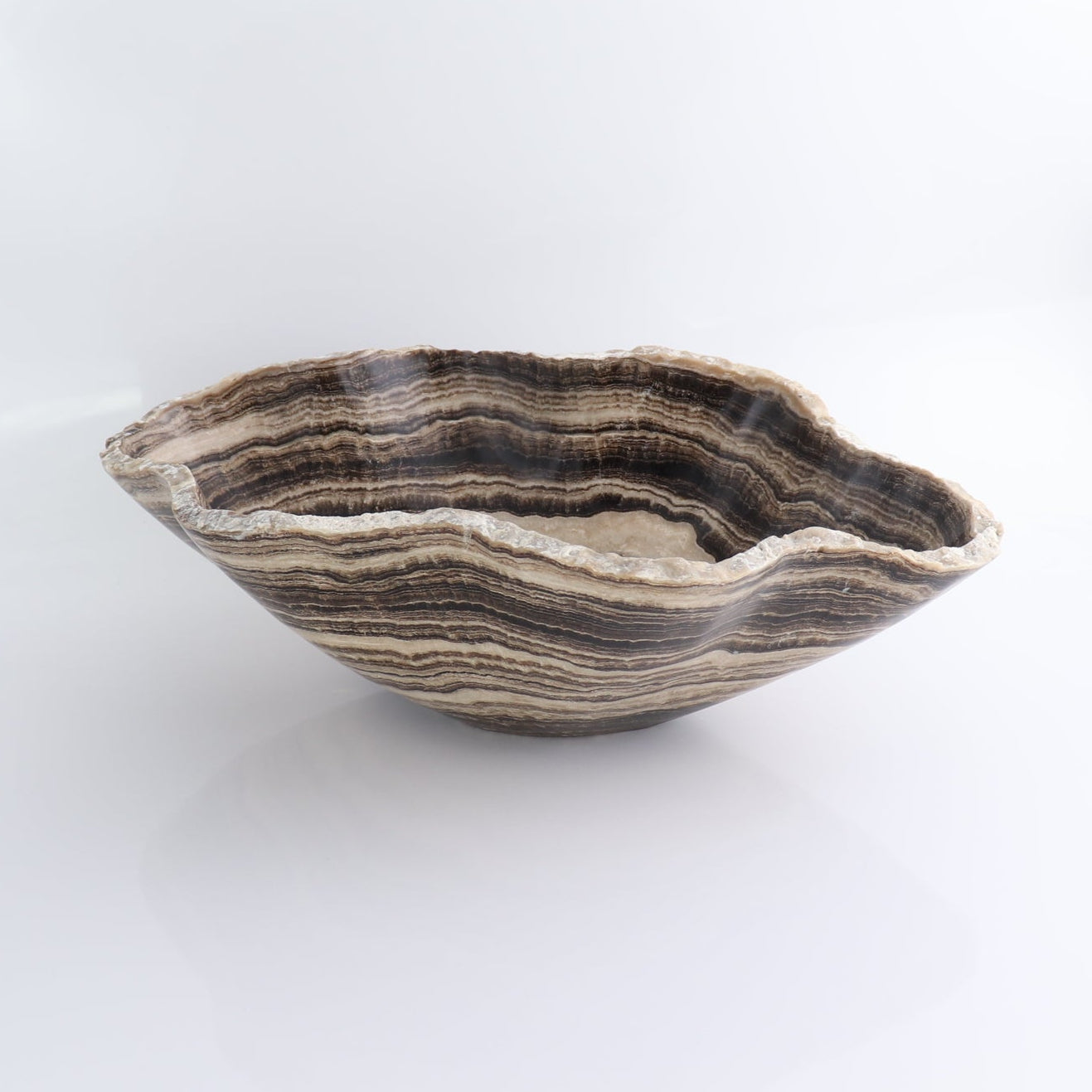 Mexican Onyx/Calcite Bowl 14"