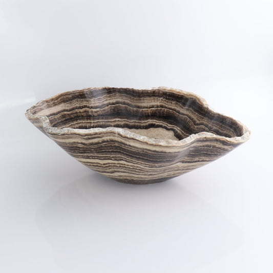 Mexican Onyx/Calcite Bowl 14"