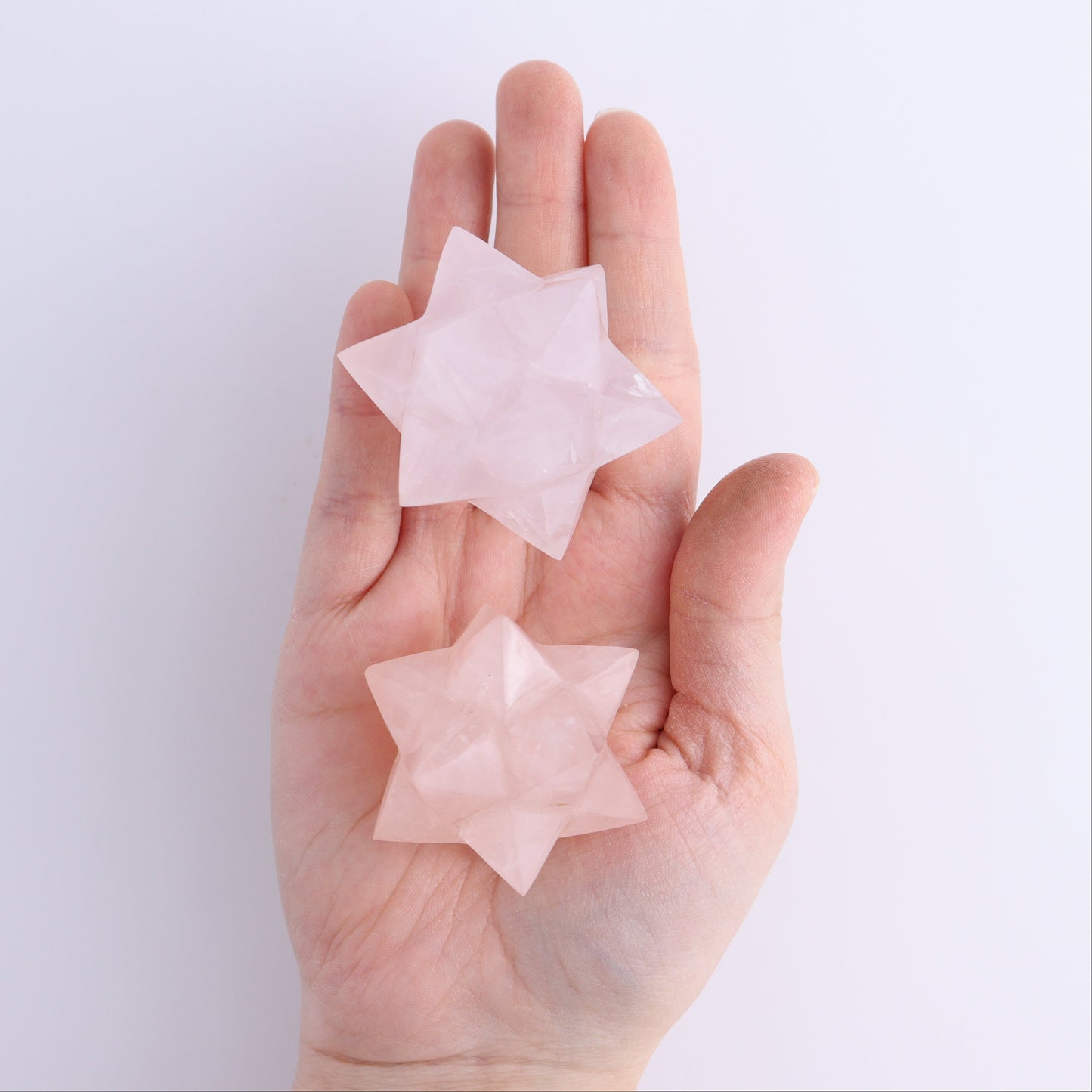 Rose Quartz Stars Set of 17 - Expert Wholesale and Supplier of Wholesale Crystals & Bulk Gemstones, ["Quartz","Rose Quartz","stars"]