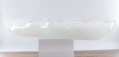 Mexican Onyx/Calcite Canoe Bowl - Expert Wholesale and Supplier of Wholesale Crystals & Bulk Gemstones, ["Bowls","Calcite","canoe","Mexico","onyx"]
