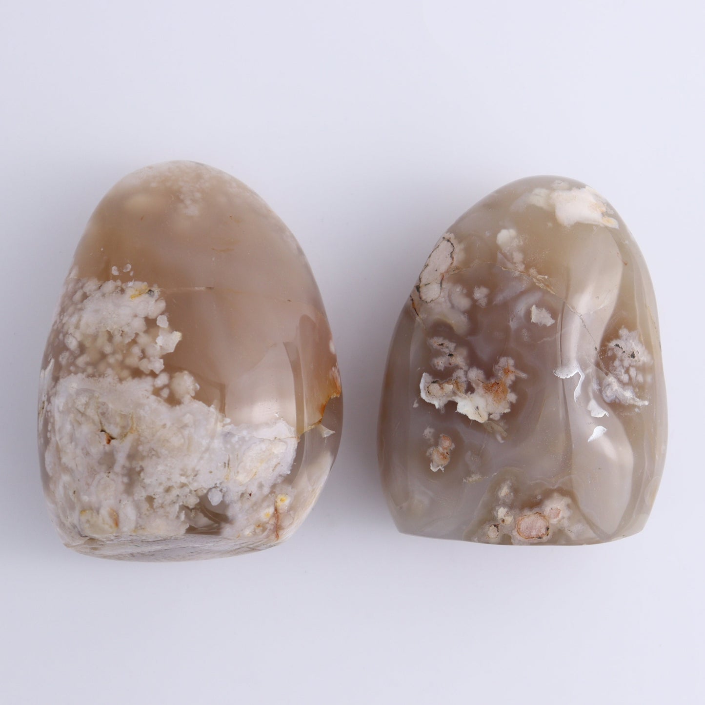 Flower Agate Freeforms Set of 6 - Expert Wholesale and Supplier of Wholesale Crystals & Bulk Gemstones, ["Flower Agate","Freeforms","Madagascar"]