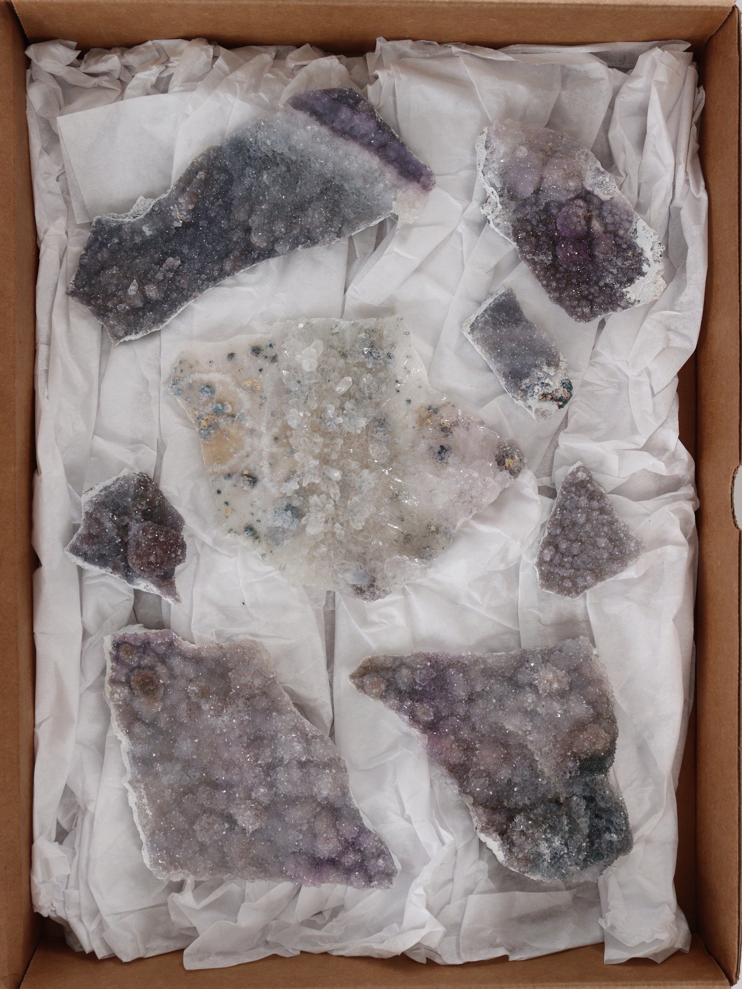 Amethyst Flower Set of 8 - Expert Wholesale and Supplier of Wholesale Crystals & Bulk Gemstones, []