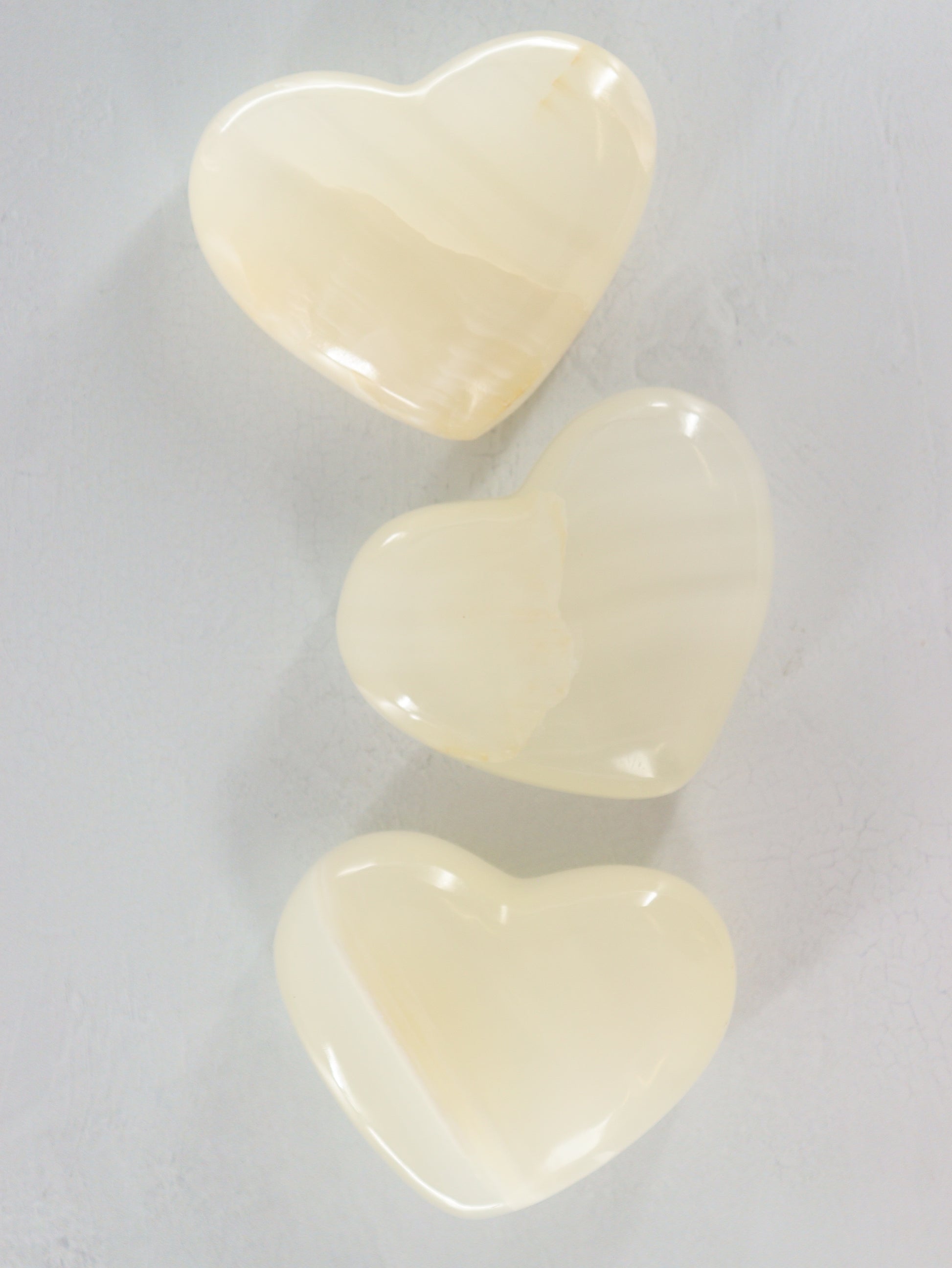 Onyx Hearts Set of 3 - Expert Wholesale and Supplier of Wholesale Crystals & Bulk Gemstones, []