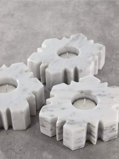Marble Snowflake Candle Holders Set of 5 - Expert Wholesale and Supplier of Wholesale Crystals & Bulk Gemstones, []