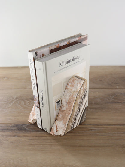 Zebra Rough Onyx Bookends - Expert Wholesale and Supplier of Wholesale Crystals & Bulk Gemstones, []