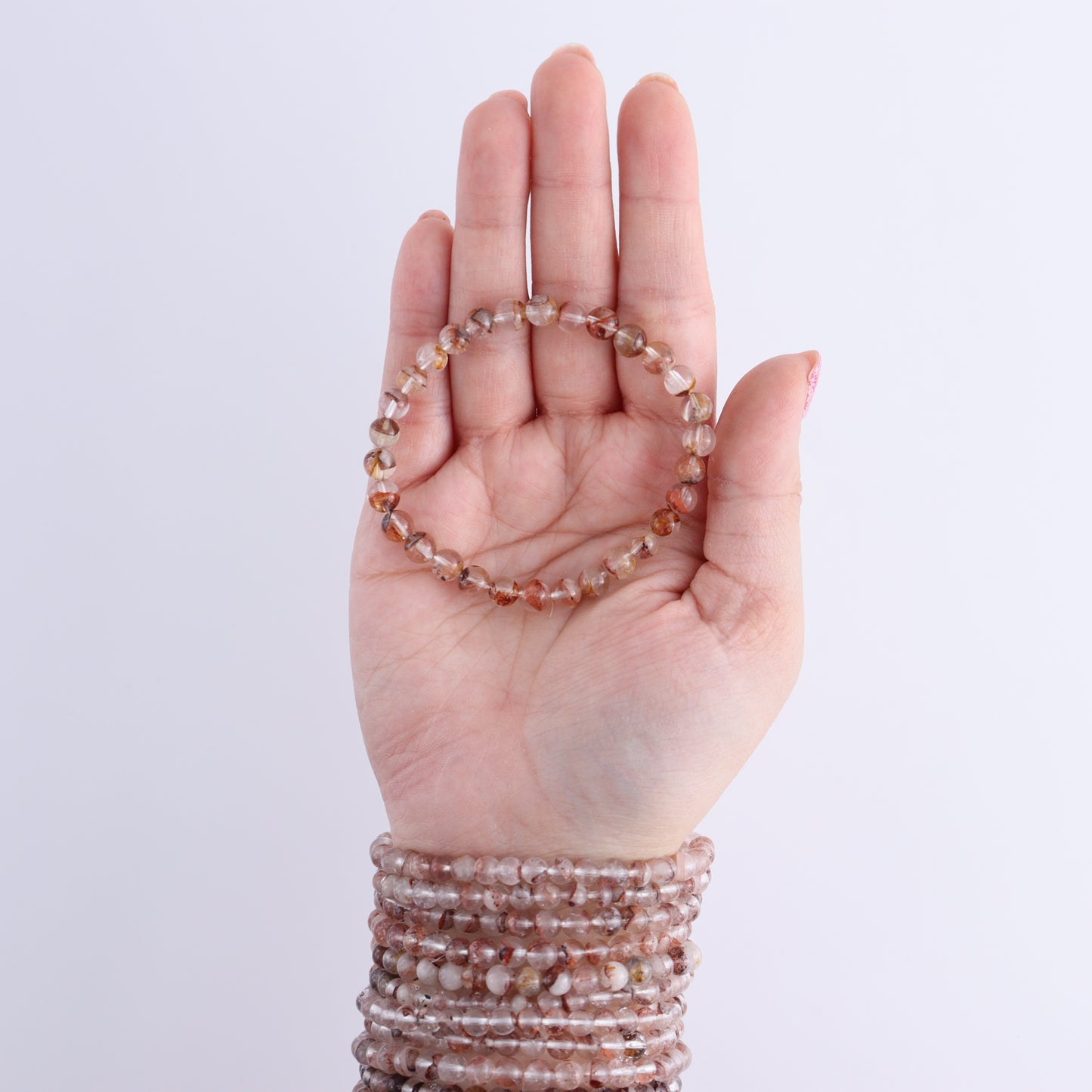 One Phantom Quartz Bracelet - Expert Wholesale and Supplier of Wholesale Crystals & Bulk Gemstones, ["Bracelet","bracelets","phantom quartz"]