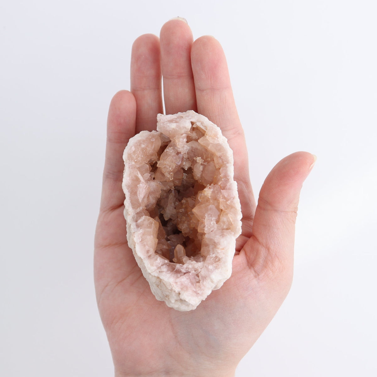 Pink Amethyst Geodes Set of 9