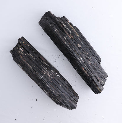 Black Tourmaline Log Set of 2