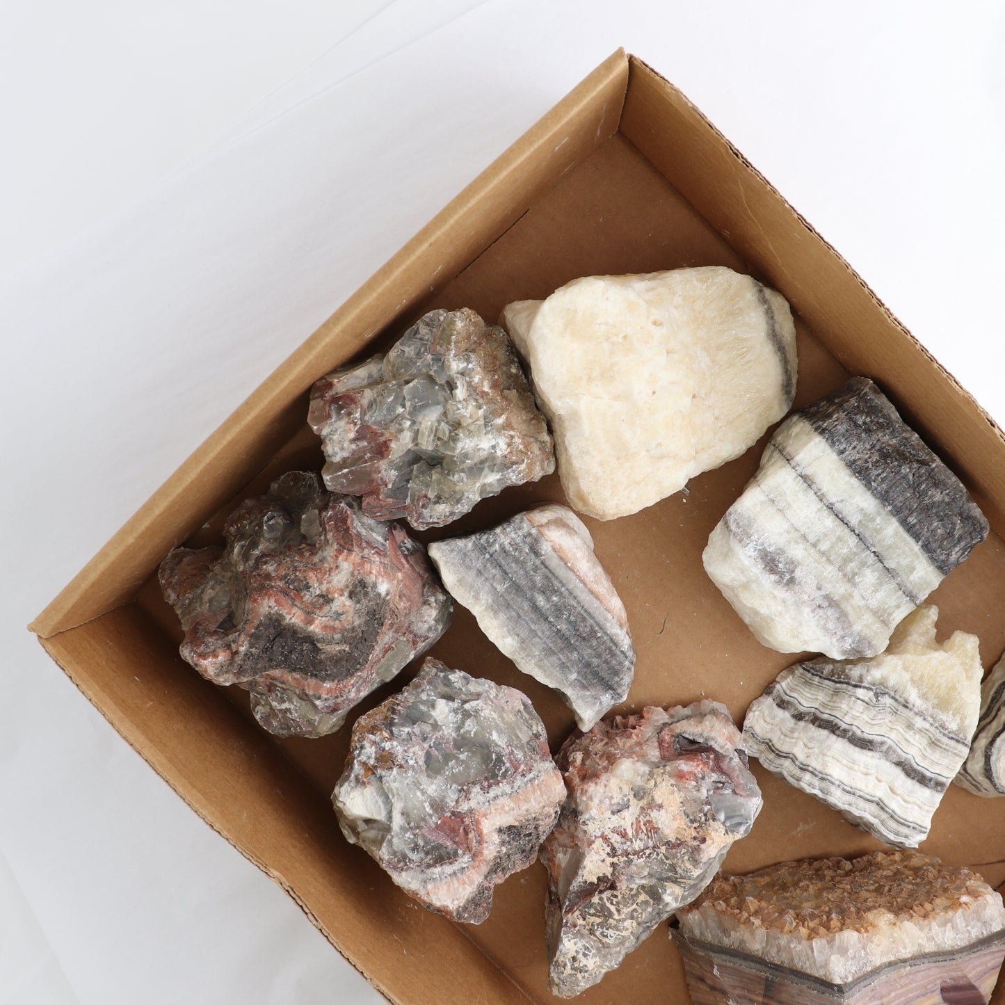 Calcite Roughs Set of 10