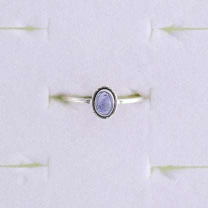 Tanzinite Rings Set of 5 (Ring Holders Not Included) - Expert Wholesale and Supplier of Wholesale Crystals & Bulk Gemstones, ["Ring","rings","sterling silver","Tanzinite"]