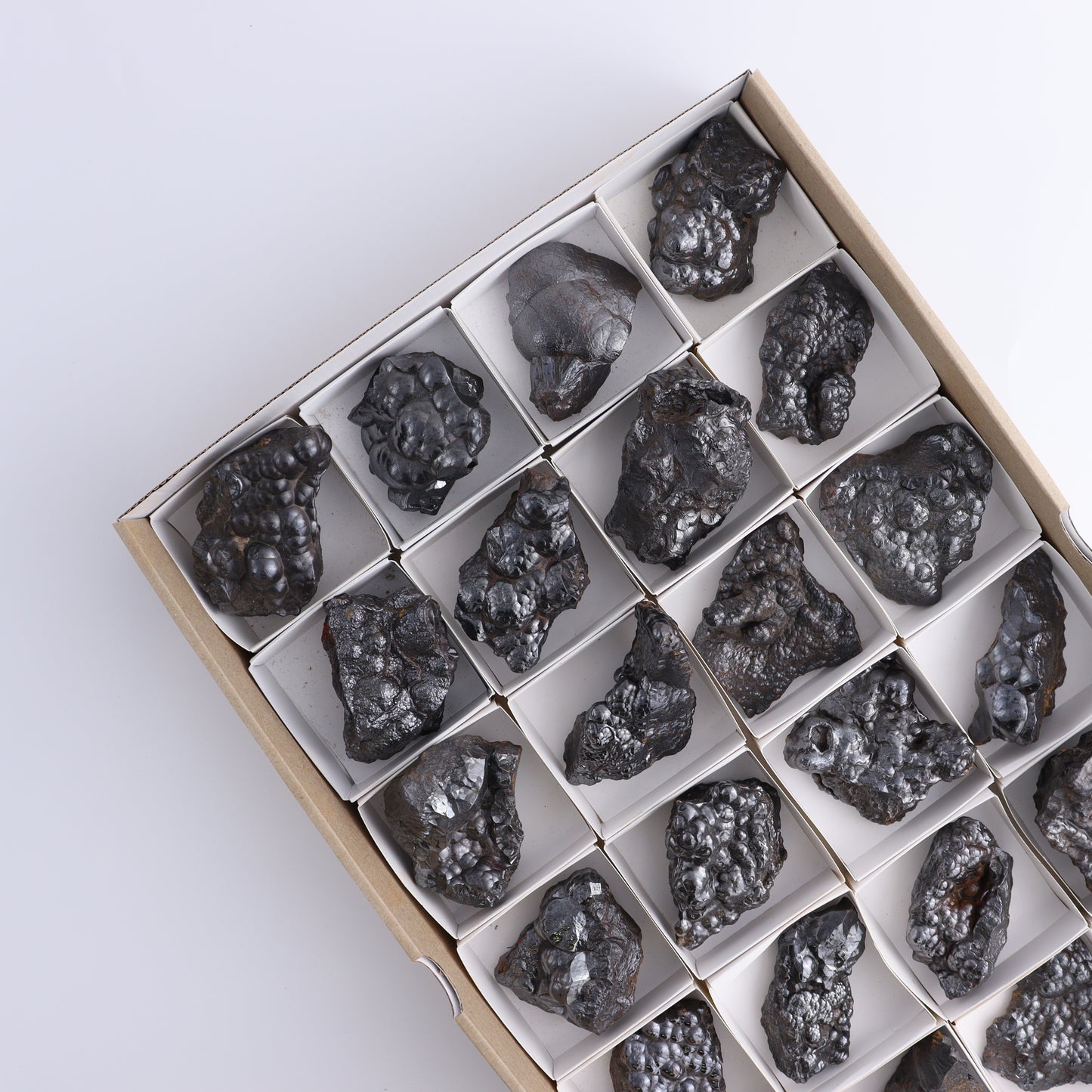 Hematite Rough Set of 24 - Expert Wholesale and Supplier of Wholesale Crystals & Bulk Gemstones, ["Hematite","Morocco","Rough"]