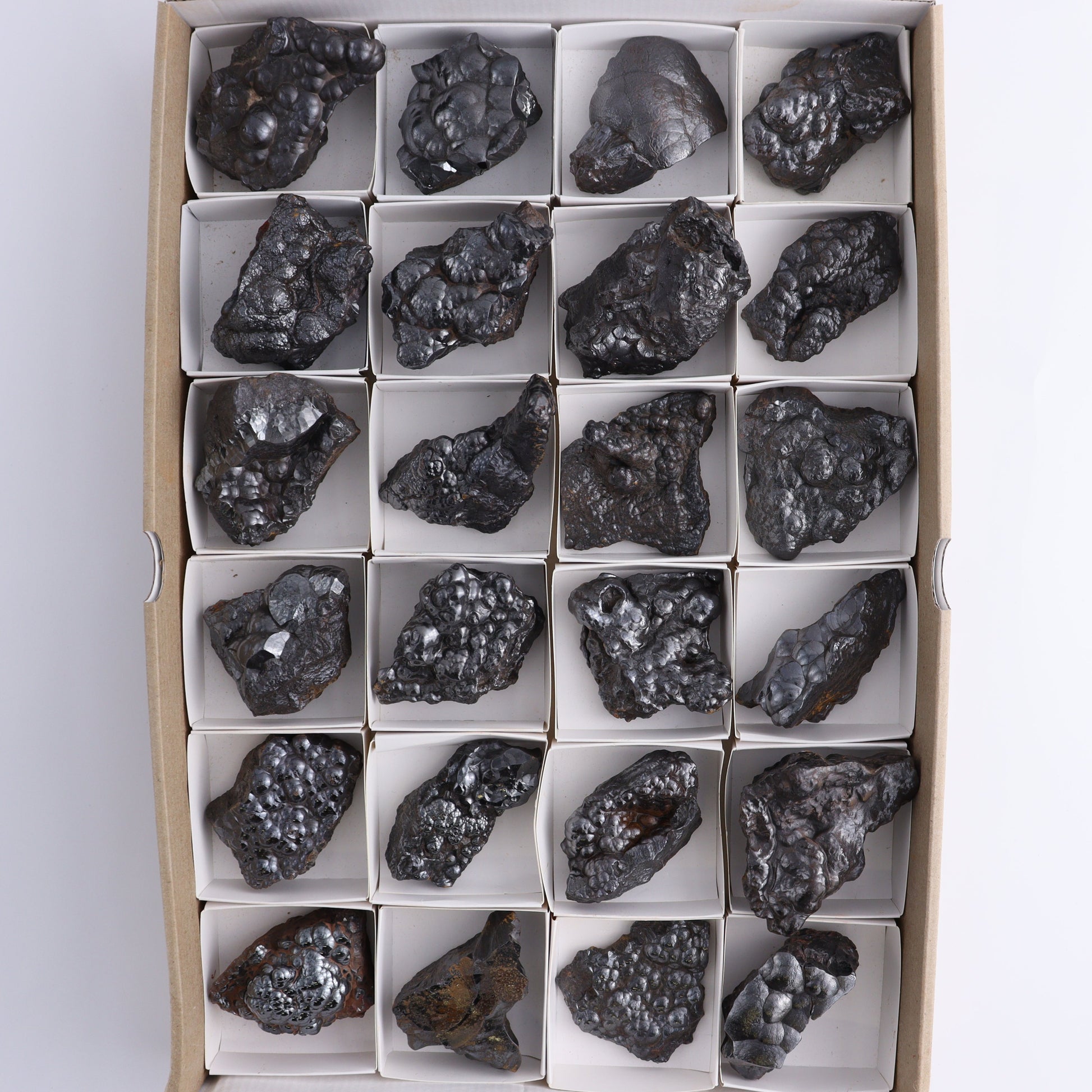 Hematite Rough Set of 24 - Expert Wholesale and Supplier of Wholesale Crystals & Bulk Gemstones, ["Hematite","Morocco","Rough"]