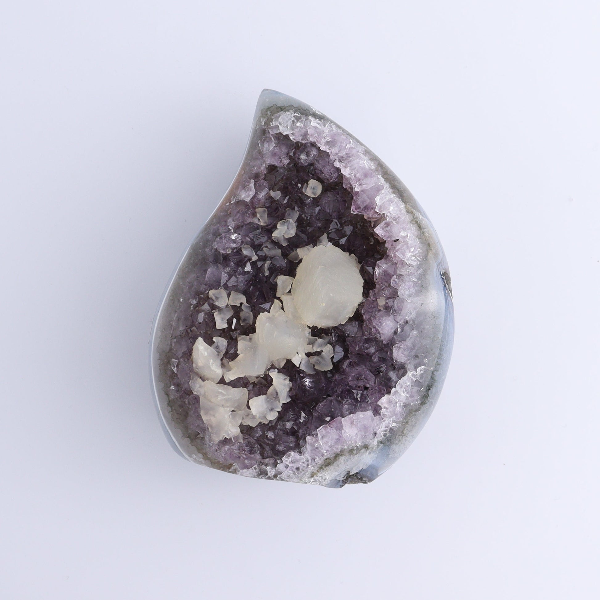 Uruguay Druzy Amethyst Flames Set of 4 - Expert Wholesale and Supplier of Wholesale Crystals & Bulk Gemstones, ["Amethyst","flames","Uruguay"]