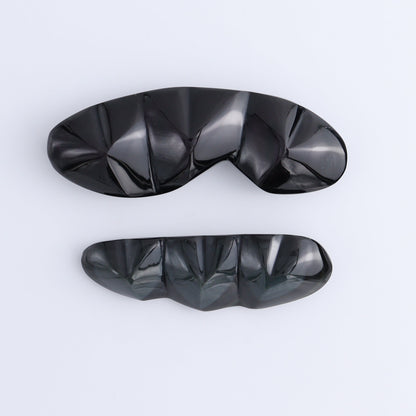 Rainbow Obsidian Heart Set of 2 - Expert Wholesale and Supplier of Wholesale Crystals & Bulk Gemstones, ["Hearts","Mexico","Obsidian","Rainbow Obsidian"]