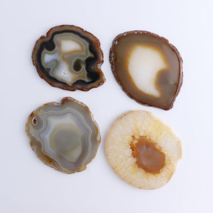 Agate Slices Set of 12 - Expert Wholesale and Supplier of Wholesale Crystals & Bulk Gemstones, ["Agate","Slices and Slabs"]