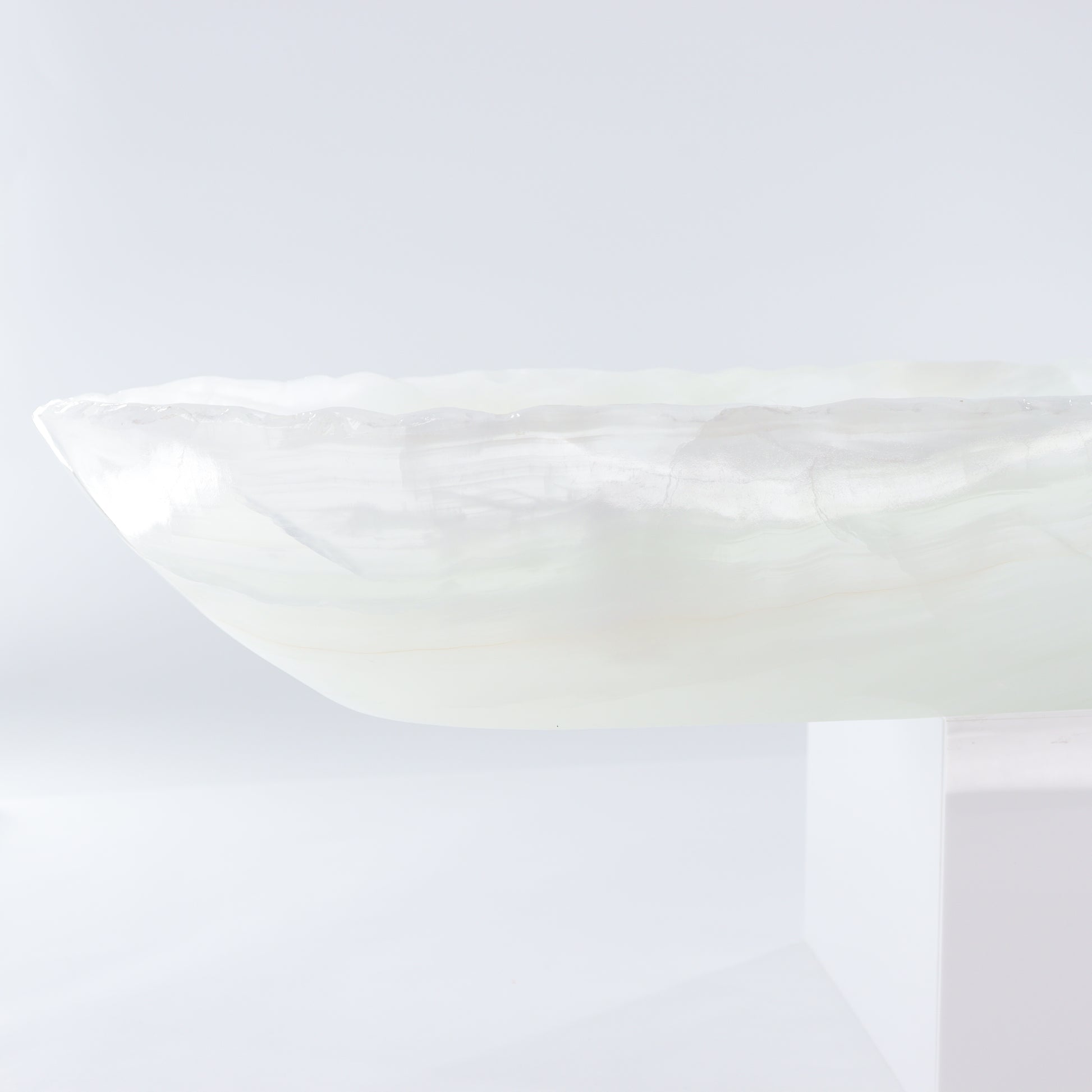 Mexican Onyx/Calcite Canoe Bowl - Expert Wholesale and Supplier of Wholesale Crystals & Bulk Gemstones, ["Bowls","Calcite","canoe","Mexico","onyx"]