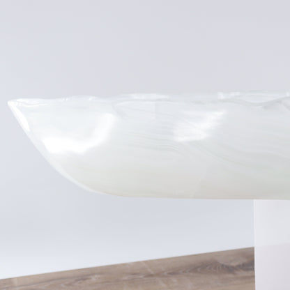 Mexican Onyx/Calcite Canoe Bowl - Expert Wholesale and Supplier of Wholesale Crystals & Bulk Gemstones, ["Bowls","Calcite","canoe","Mexico","onyx"]