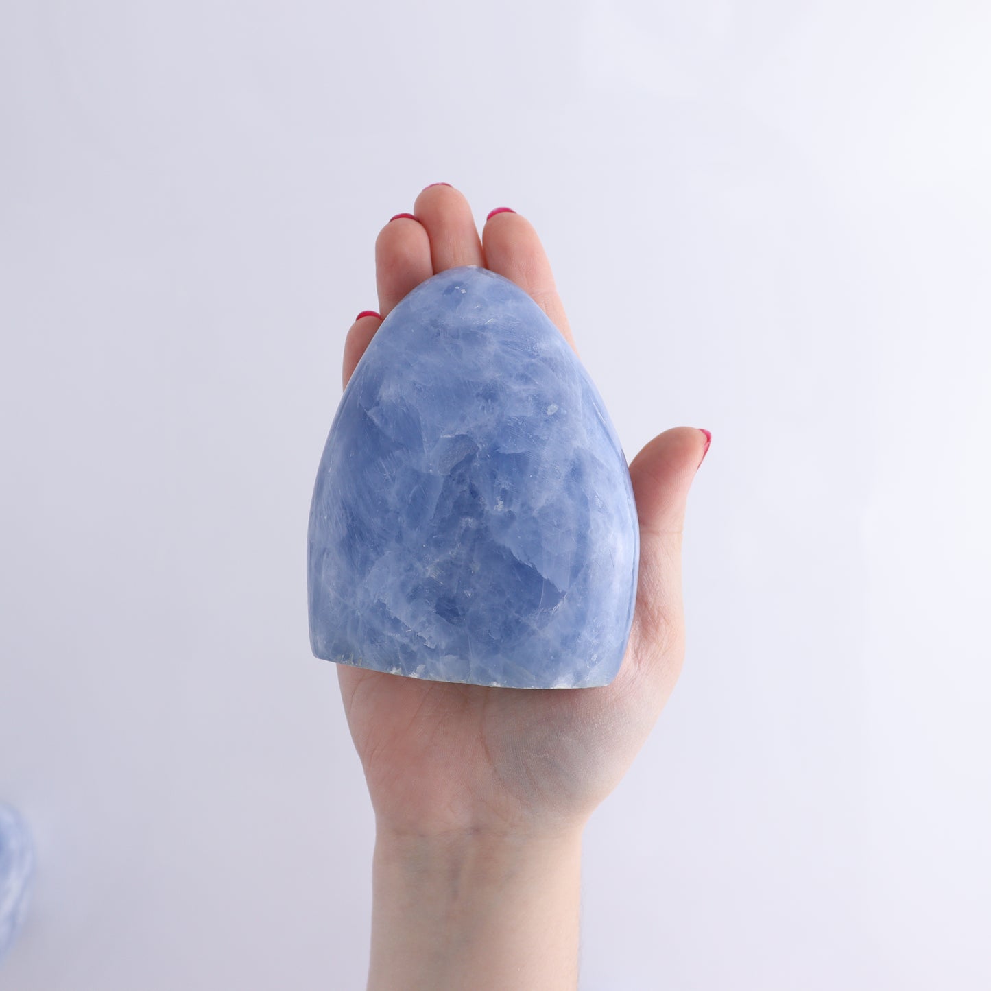 Blue Calcite Set of 4 - Expert Wholesale and Supplier of Wholesale Crystals & Bulk Gemstones, ["Blue Calcite","Calcite","Freeform","Madagascar"]