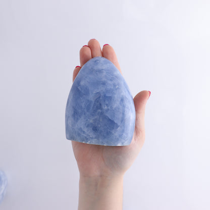Blue Calcite Set of 4 - Expert Wholesale and Supplier of Wholesale Crystals & Bulk Gemstones, ["Blue Calcite","Calcite","Freeform","Madagascar"]