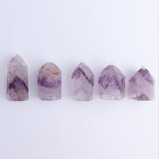 Amethyst Towers Set of 5 - Expert Wholesale and Supplier of Wholesale Crystals & Bulk Gemstones, ["Amethyst","Brazil","Towers"]